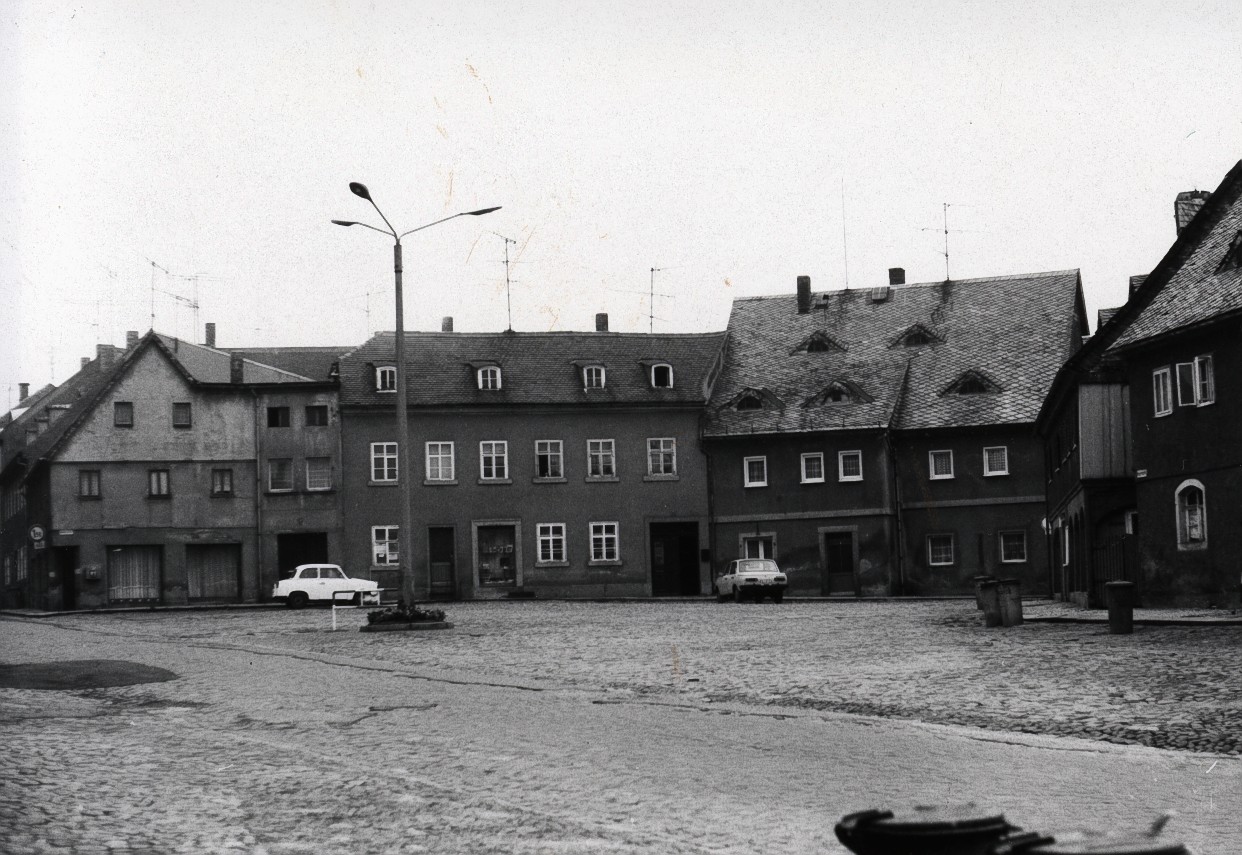 Blick auf Schreibwarenladen Niedermarkt alt